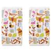 Napolex Disney Baby Carrier Drool Covers Machine Winnie the Pooh Baby Car Disney (2-Pack) - Soft, Skin-Friendly Material, Washable, Reversible,