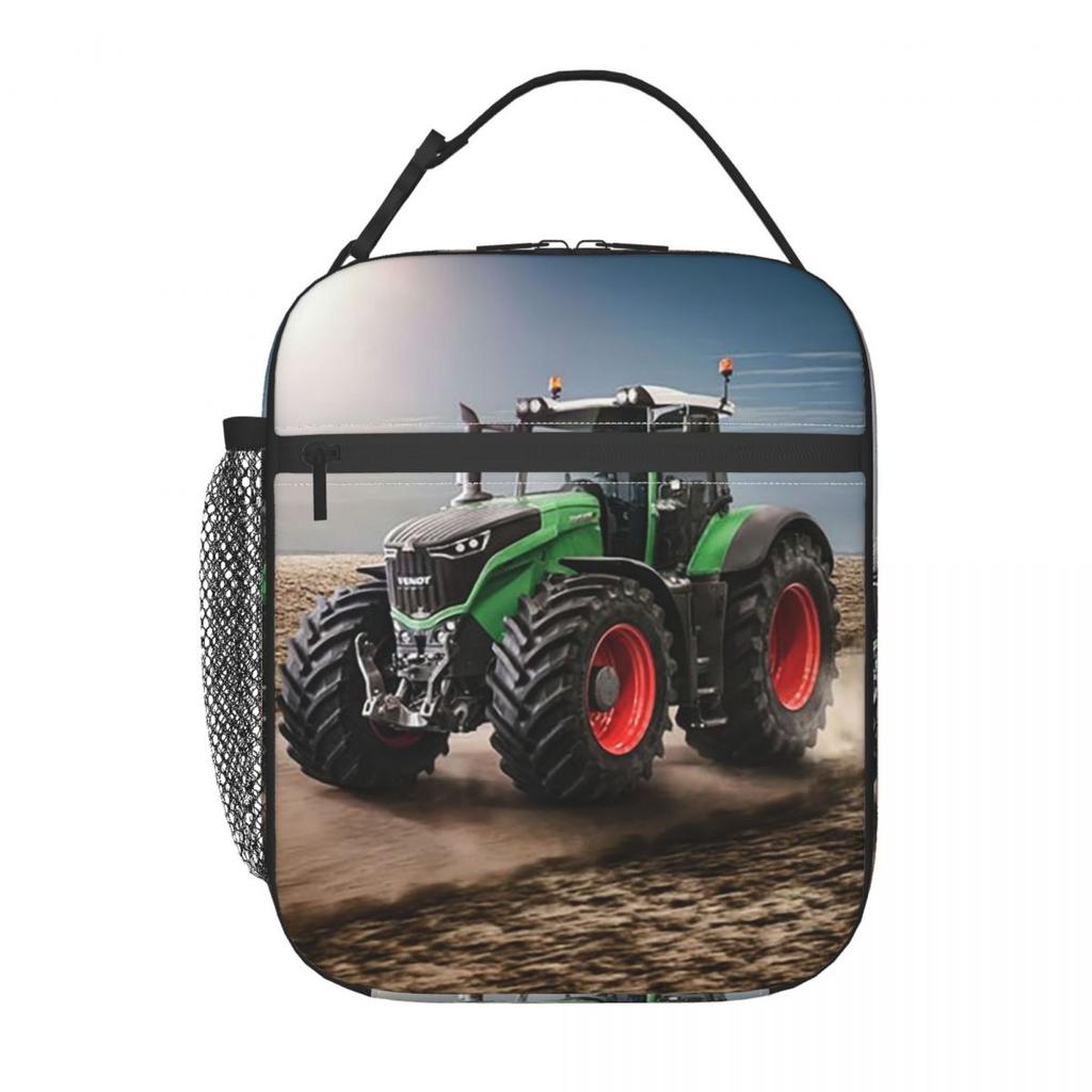 Fendt Traktor Isolierte Lunchtasche für Kinder Schul-Kühltasche Thermische Lebensmittelbox Tragbare Lunchboxen Behälter