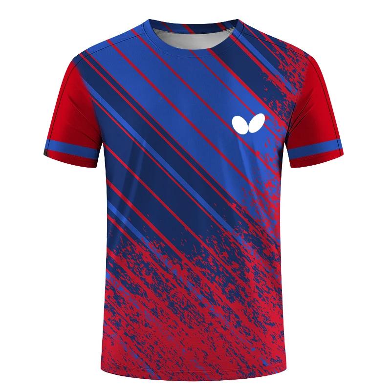 Summer New Men's Round Neck Short Sleeve 3D T-Shirt Quick Dry Ball Dress Print Loose Breathable Comfortable Top