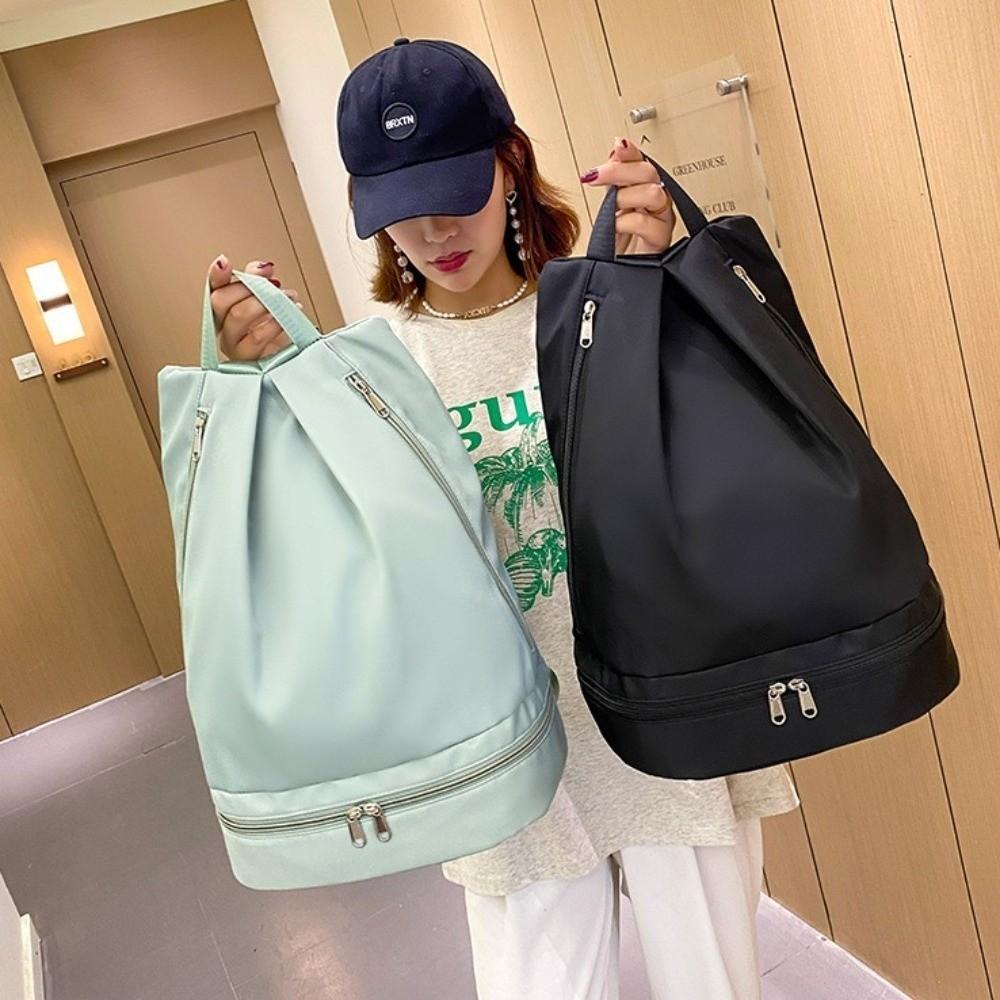 Zip Backpack Wet Dry Separation Fitness Bag Waterproof Travel Sport Bag Climbing