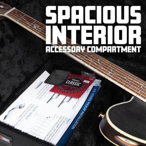 GATOR GWE Series Hard Case for Electric Guitars, Plywood with Tolex Lamination, GWE-TODFRHN (Compatible with Ibanez Tim Henson Signature Model TOD10N/