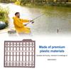 30 Sheets Lightweight Carp Fishing Bait Stoppers Plastic Fishing Boilie Stoppers  Catfish Fishing