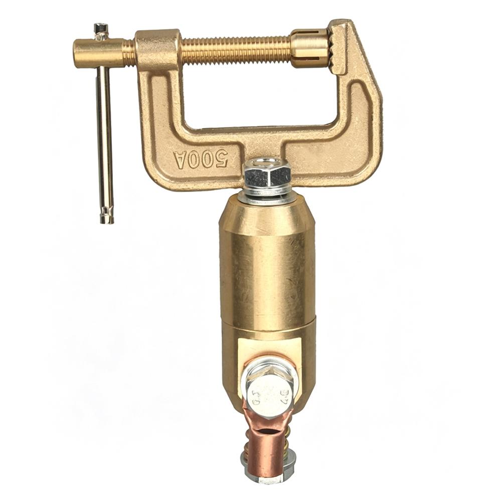 1000A Rotating Ground Clamp Adapter Kit Including 500A Earth Clamp for MIG TIG Plasma and Metal Cutting Equipment