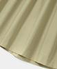 COLUMBIA UNIVERSITY All-Round Pleats Cotton Long Skirts Beige