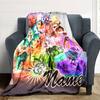 Customizable Singer Taylor Throw Blanket – Personalized Name, All-Season Cozy Snug Blanket, Machine Washable, Personalized Blanket