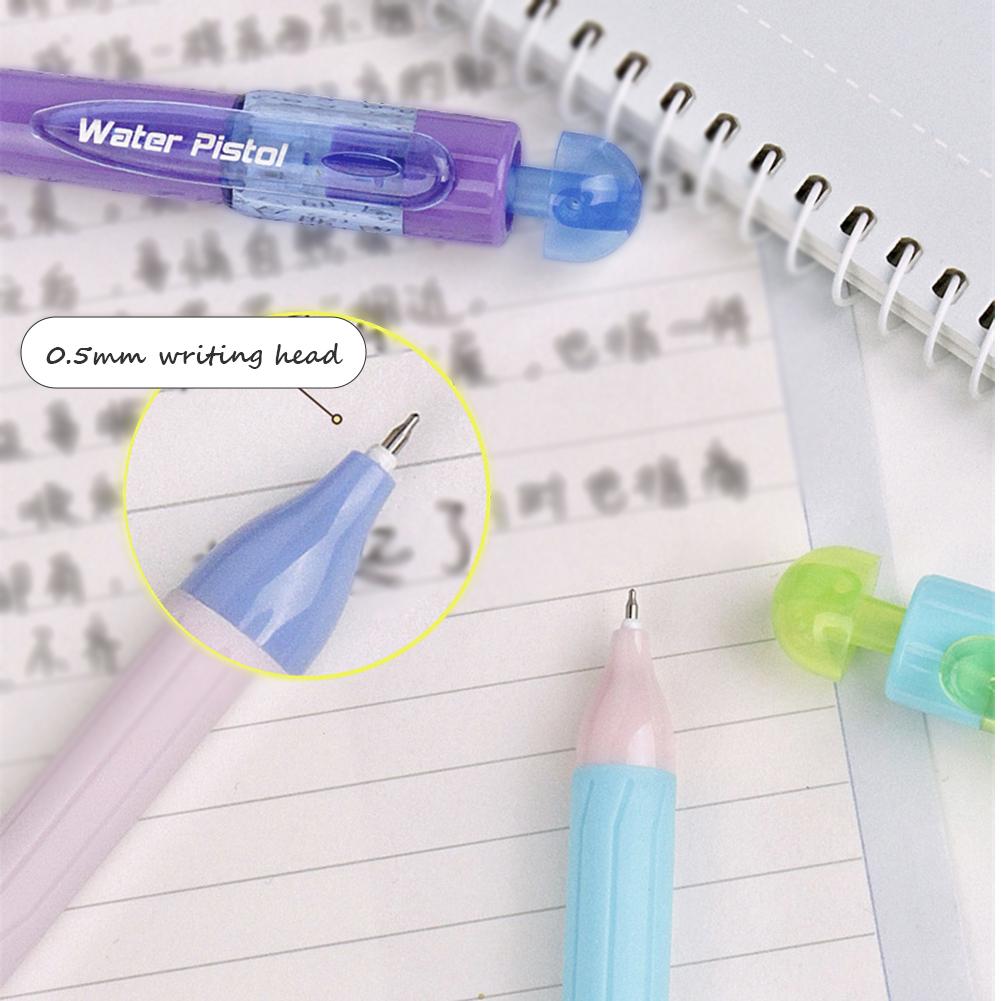 New Twist Neutral Pen Rotating Water Spray Pen High Decompression Value Tricky Quick-drying Pen P2P2