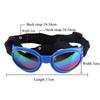 Adjustable Padded Dog Sunglasses Goggles Collapsible Pet Accessories for Medium Dogs Motorcycle Glasses