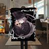 1PC Black Butler Print Flannel Blanket, High quality All Seasons, Home Decor, Warmth and Comfort, Perfect for Christmas Gifts