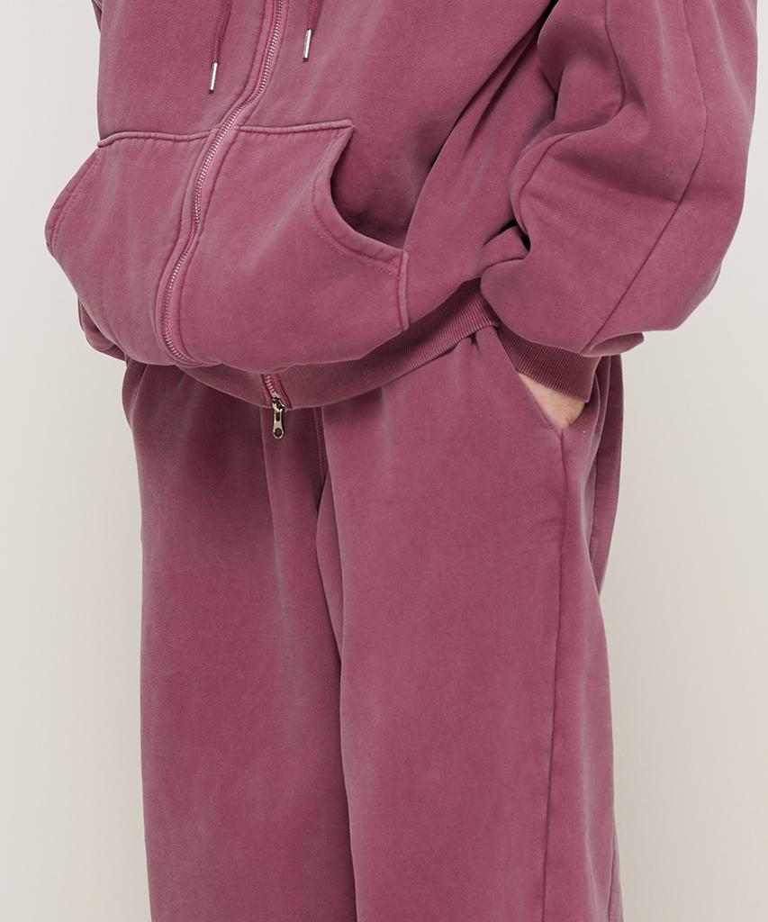CARGOBROS Pigment-Dyed Training Jogger Pants (Burgundy)