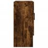 Wall Mounted Cabinet Smoked Oak Finish 60 x 31 x 70 cm Engineered Wood