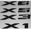 EDIS9 Brilliant Shiny Gloss Black Letters Trunk Emblems Number Badge for BMW X1 X2 X3 X4 X5 X6 X7 Z4 GT