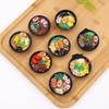 Mini Japanese Ramen Bowl Pendant - Creative Food Model Toy with Seafood Noodles