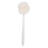 Back Scrubber Brush Long Handle Dual Sided Shower Brush with 2 Replacement Heads for Leg Foot