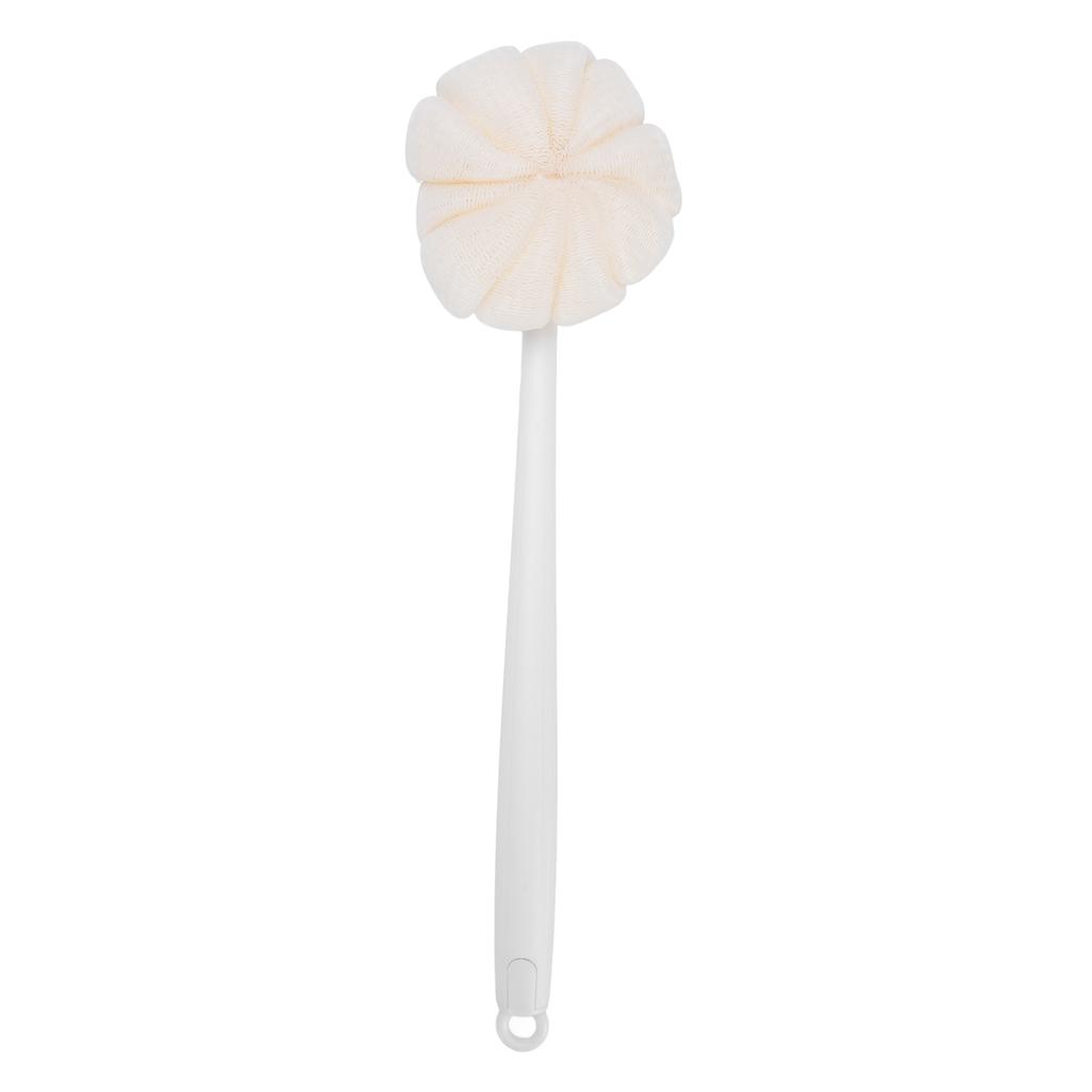 Back Scrubber Brush Long Handle Dual Sided Shower Brush with 2 Replacement Heads for Leg Foot