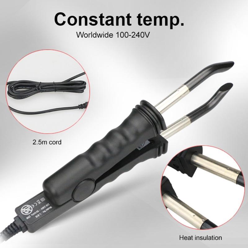 Hair Extension Tool PTC Traceless for Nano Hair Extension Heating Pliers Thermostat for Fusion Heat Connector