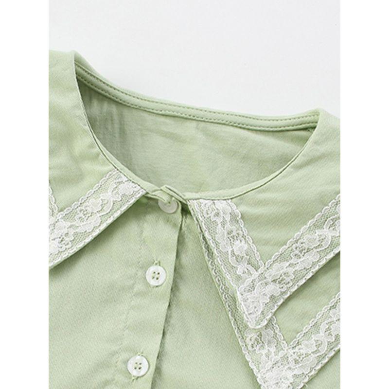 2024 New Summer Cotton Export Children's Dress Girls' Tank Dress Kids' Dress Green School Style Dress Trendy