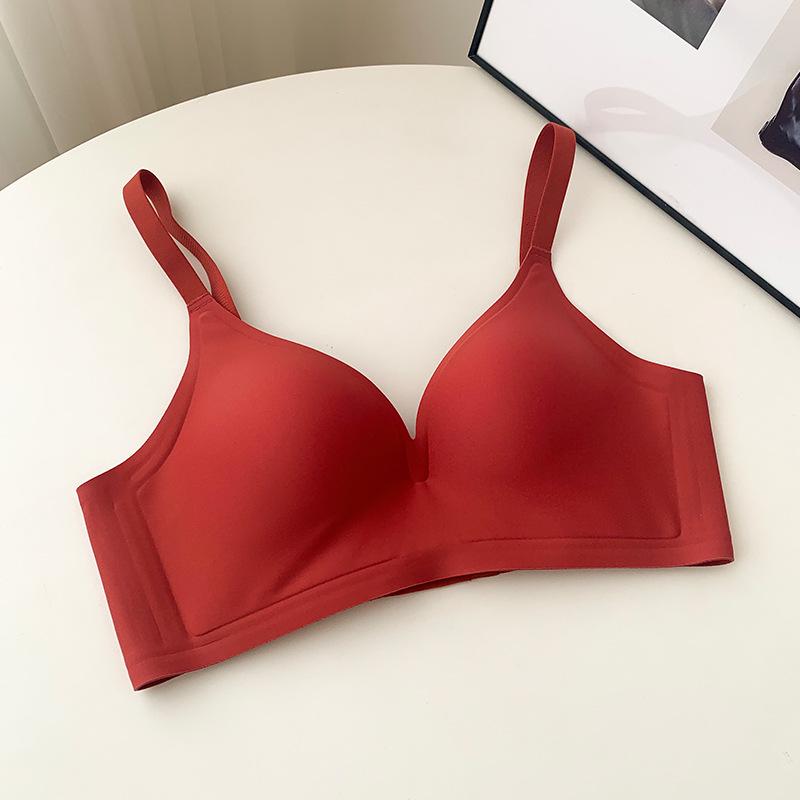 

Бесшовный бюстгальтер пуш-ап Gutoone для женщин - Маленькая грудь, без косточек, мягкая поддержка, тонкое ощущение ню S (70AB)