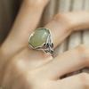 Unique Fashion Ring for Index Finger Adjustable Band Vintage Style Artistic Design Statement Jewelry for Daily Wear and Special Occasions