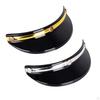 Helmet Visor Peak Cover Sun Protector 3 Snaps Portable Universal for 3/4