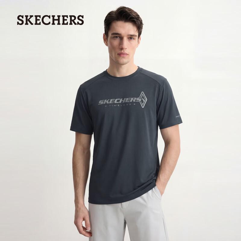 Skechers Men's Summer Knit Short Sleeve T-Shirt