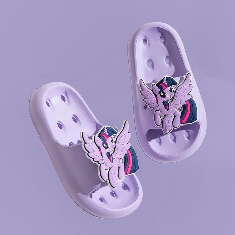 My Little Pony Girls' Summer Flip-Flops: Non-Slip, Outdoor & Bathroom Sandals