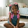 Multi-Color Colorful Hair Beads Kits DIY Painless Braiding Beads New Dreadlock Braids Decor  Girls