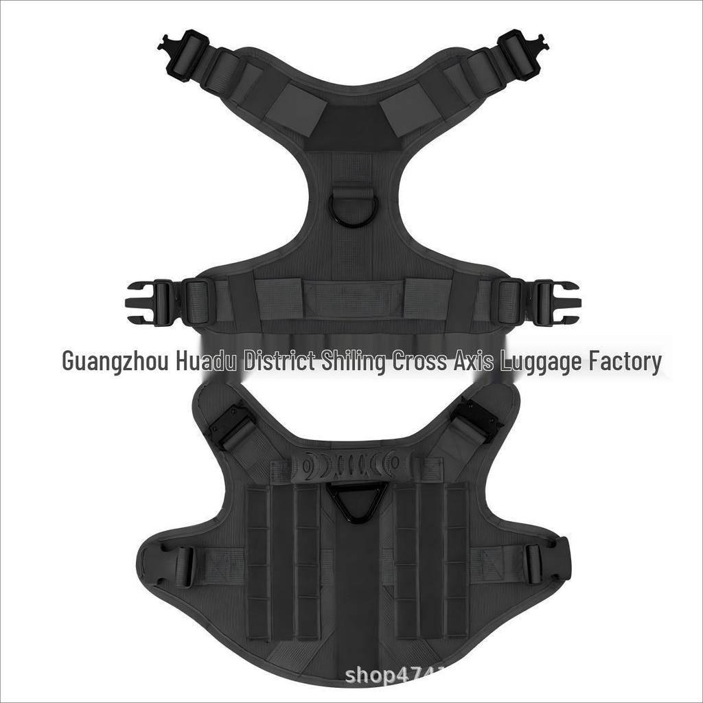 Taktische Hochleistungs-Hundeweste mit Schnellverschluss für mittelgroße bis große Hunde - Ideal für Training und Outdoor-Einsatz