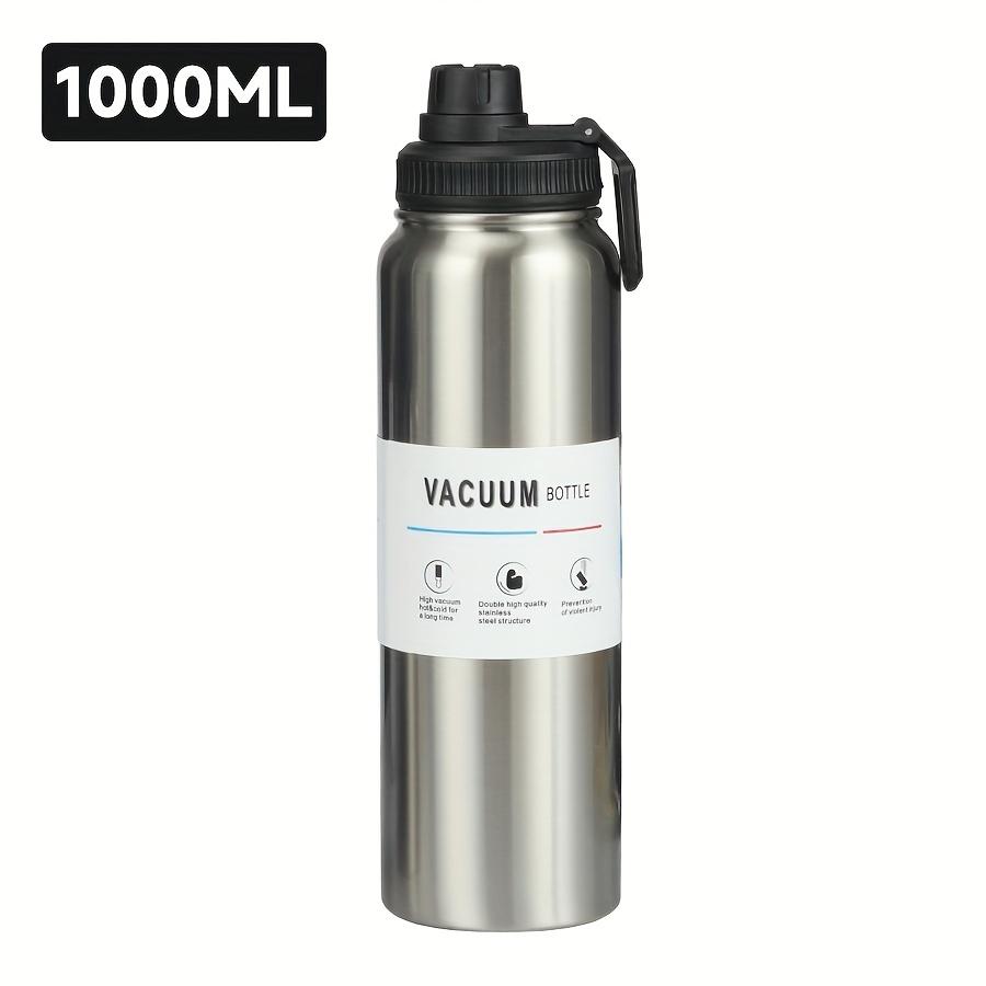1pc, Vacuum Sports Water Bottle, 304 Stainless Steel Water Cups, Portable Travel Water Bottles, for Camping, Hiking, Fitness, Outdoor Drinkware