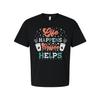 Life Happens Coffee Helps Graphic Tee Unisex Short Sleeve T Shirt Design For Cof