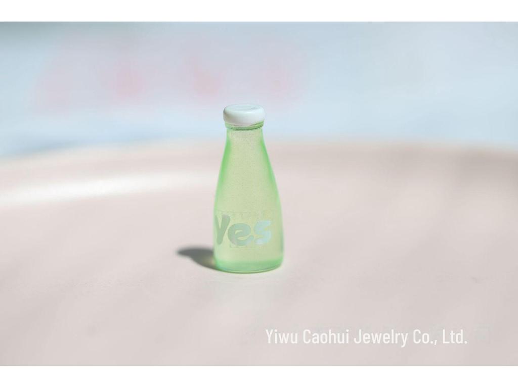 3D Transparent Beverage Bottle DIY Resin Ornament