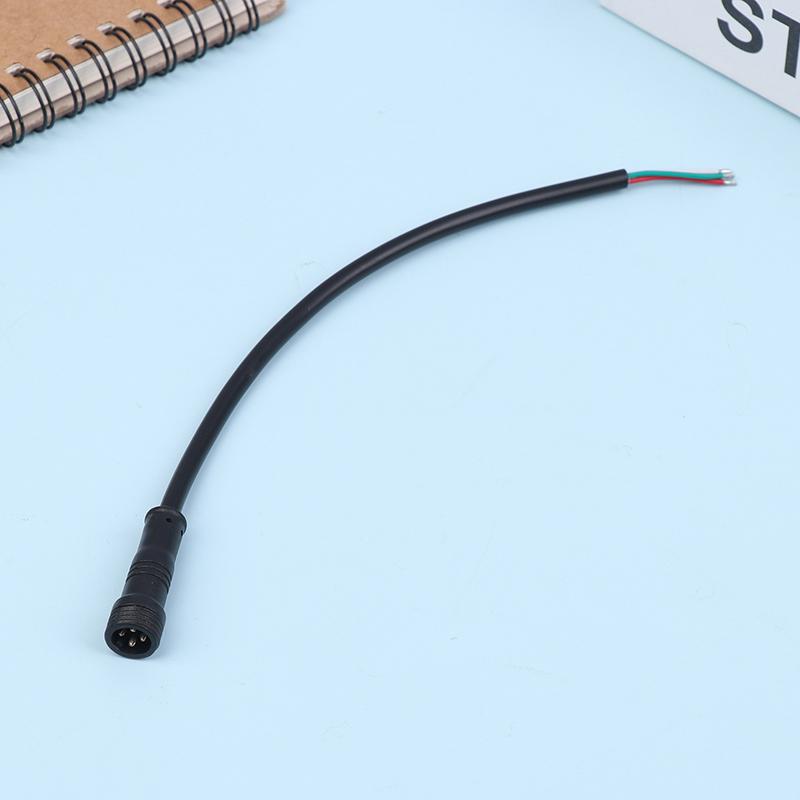 2Pin 3Pin 4Pin Male Cable Wire Plug Led Connector Jack Black Cable Wear Resistant Wire For Car Waterproof Socket Power Cord