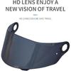 HXBER Motorcycle Helmets Lens, Motorcycle Anti-UV Anti-Scratch Wind Shield Helmets Lens Visor Replacement for LS2 FF358 FF396