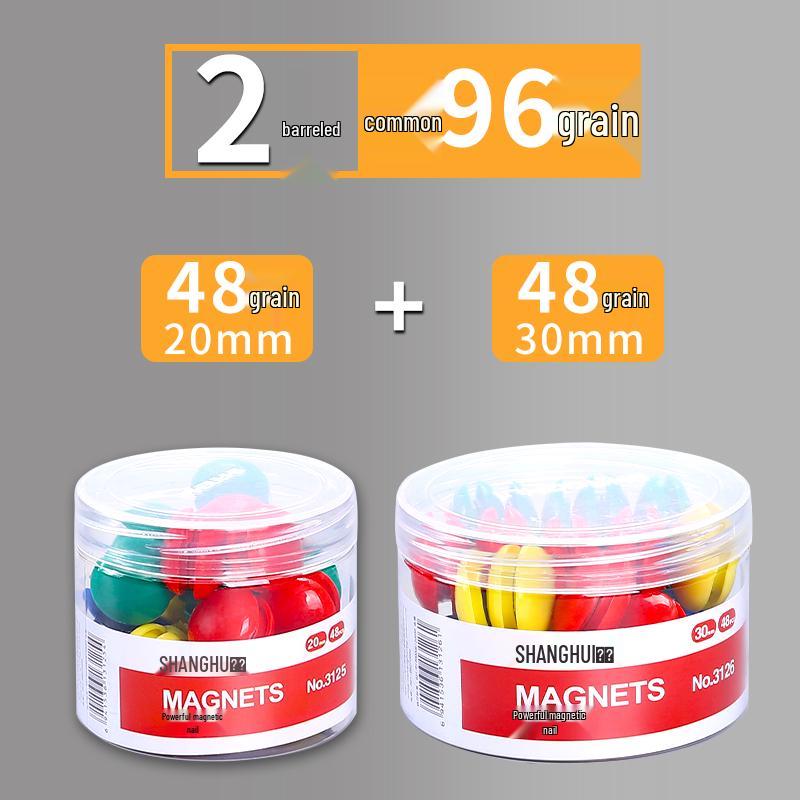 Colorful Round Magnetic Chalkboard Stickers with Strong Magnets for Whiteboards