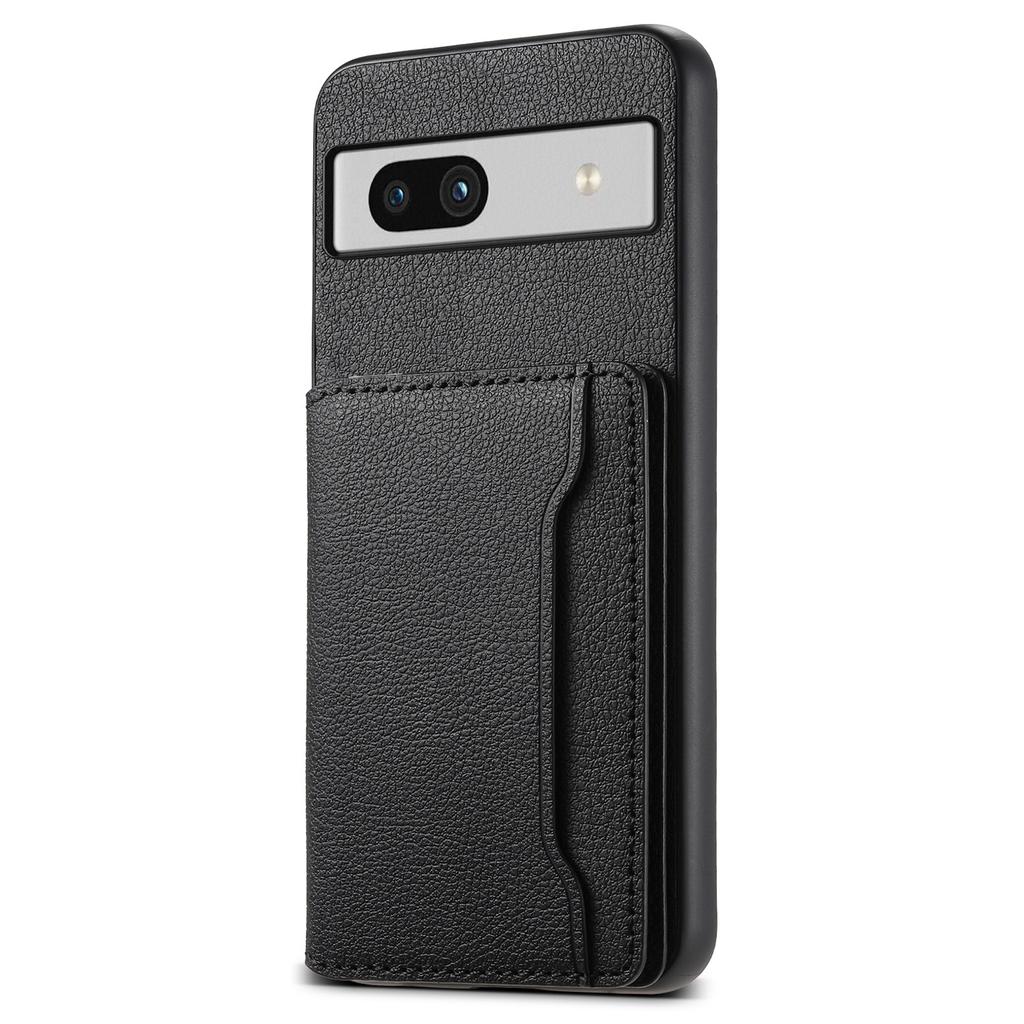 For Google Pixel 7a Case Card Slots Calf Texture Anti-drop Phone Cover