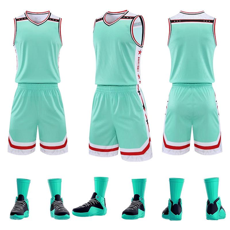 Quick-Dry Sleeveless Basketball Uniform Set: Tank Top & Shorts for Students