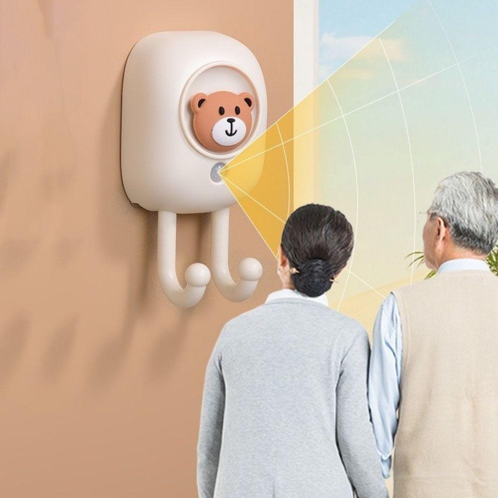 Automatic Intelligent Sensing Go Out Reminder Plastic Key Hook Smart Voice Reminder  Forget Keys
