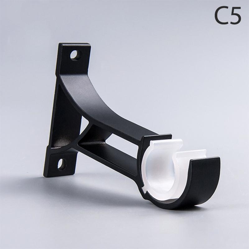 Gardinstang Takfeste Kraftig Gardinstangholder Med Matchende Skruer Aluminiumlegering Garderobestangholder