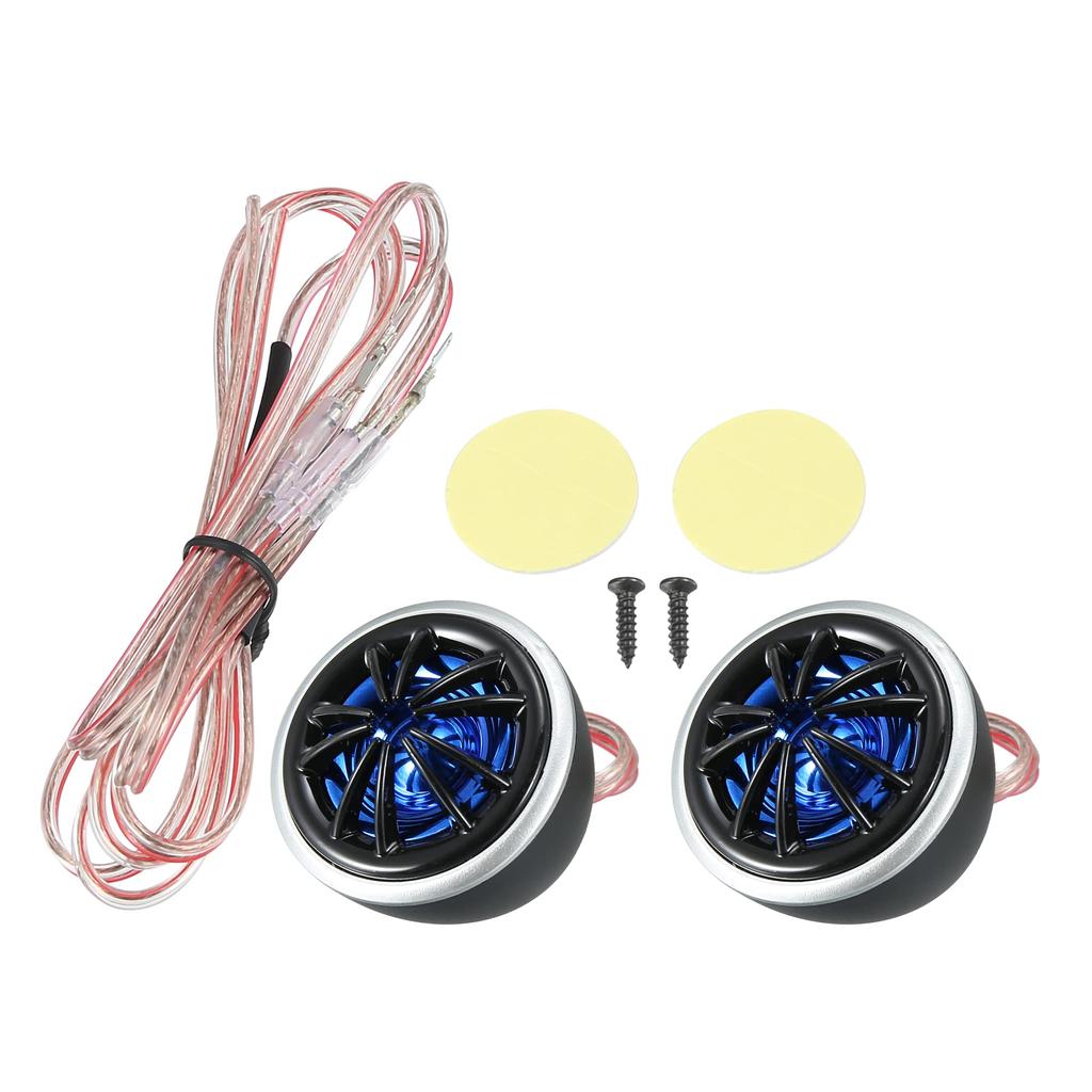 ACROPIX Car Speaker Tweeter High Frequency Stereo Tweeter Audio Speaker for Car Truck Plastic Blue 2pcs