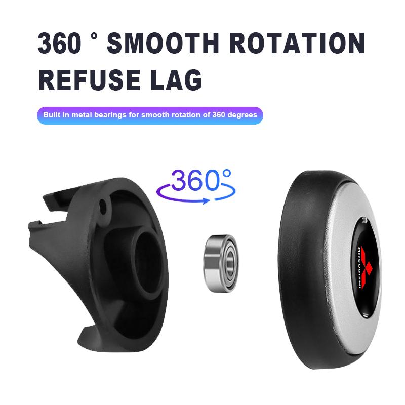 Car Steering Wheel Booster Ball Labor Saving Turning Car Emblems For Mitsubishi Pajero Outlander L200 EVO Montero Lancer 9 10 EX