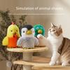Electric Vibrating Bird Cat Toy Bird Sound Imitation Toy Pet Self-amusement Cat Toy Cat Mint Flavor Cute Plush Energy-consuming