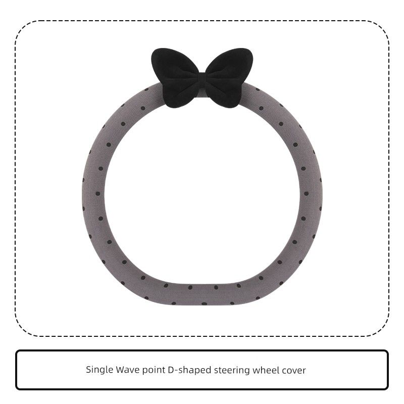 2025 New Four Seasons Bow Car Steering Wheel Cover