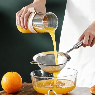 LsCook Single Hook Strainer Spoon 304 Stainless Steel Filter Mesh