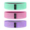 3 PCS Circle Hip Resistance Bands Anti Slip Fitness Hip Elastic Band Deep Squat Workout Tension Band