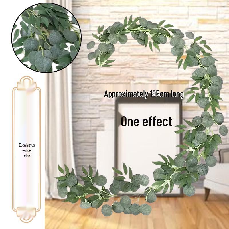 Artificial Eucalyptus Willow Vine for Indoor/Outdoor Wedding Decor & Landscaping