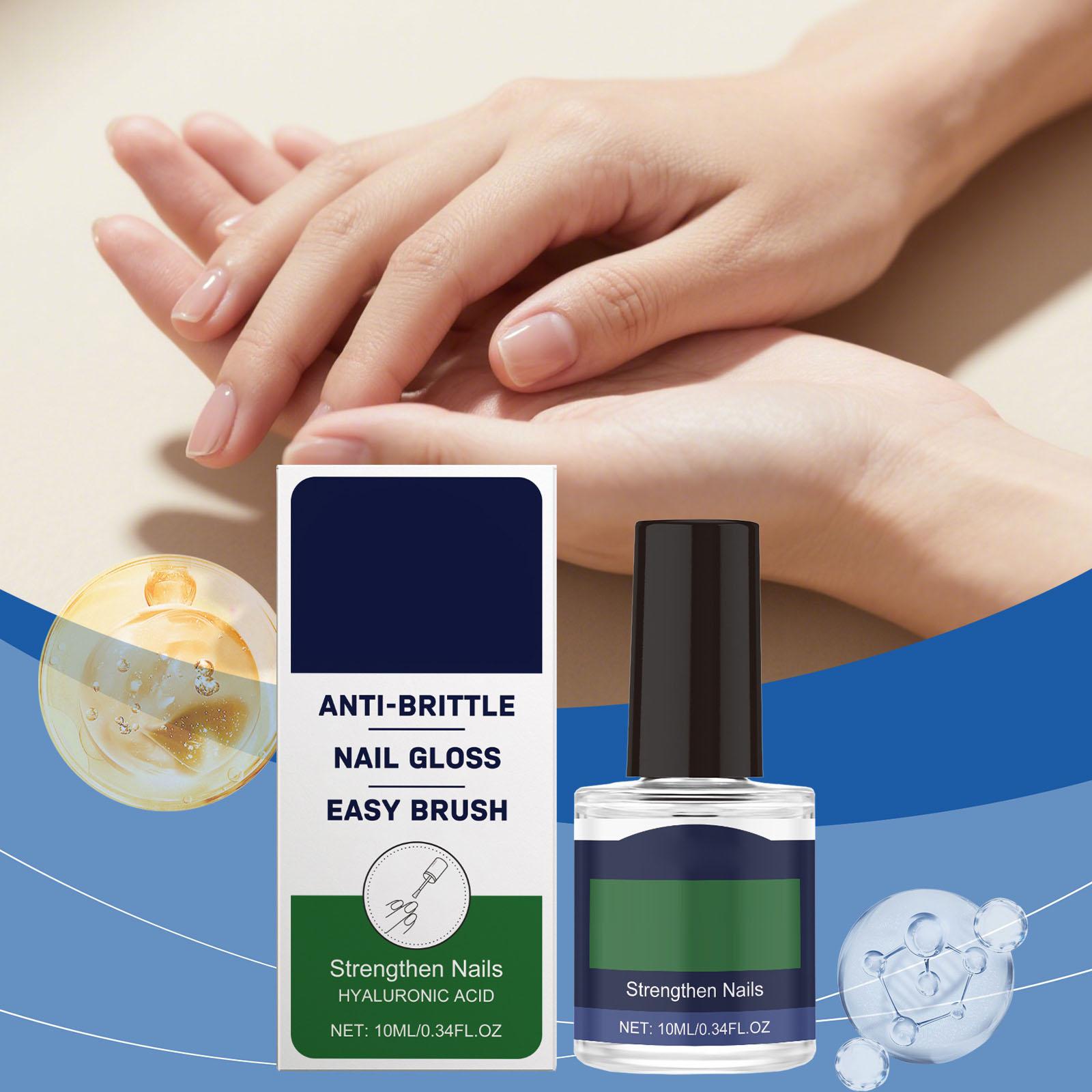 Nail Care Liquid Moisturizes And Protects The Surface Of Hands And Feet Nails Making Them Shiny. Daily Nail Care Liquid 10ML One Size белый