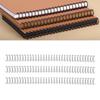 100 Stück Spiralbindespiralen 34   3:1 Teil   Papier Doppelspirale Bindespiralen 120 Blatt Kapazität 14,3 mm Durchmesser