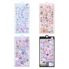 Kyeea DIY 3D Embossed Set of Translucent Epoxy for Cell Phone 3D Craft Supplies Stickers, 6, 3D, Heartfelt, Resin, Cute, Kids, DIY, Planners,