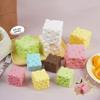 5/7cm Cheese Squishy Toy PU Slow Rebound Cheese Stress Ball Portable Cheese Pinch Stress Relief