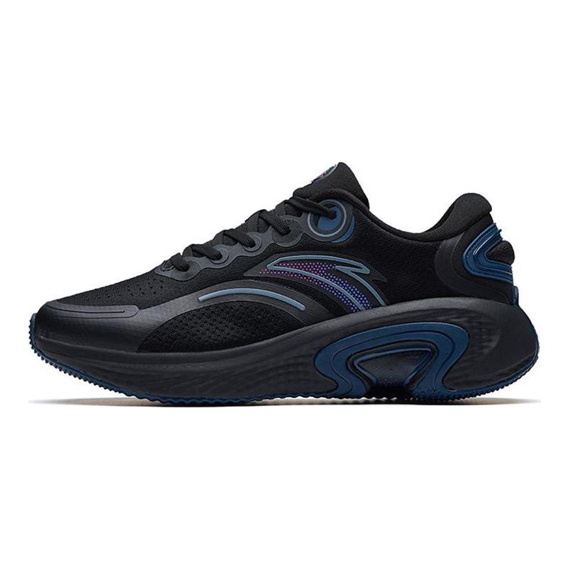 Anta Urban Lightweight Low-Top Running Shoes Men Sneakers Black Gray Blue 112235556-1