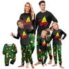 Family Matching Christmas Print Crewneck Long Sleeve and Pants Loungewear Set